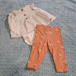 Floral Baby Outfit Set